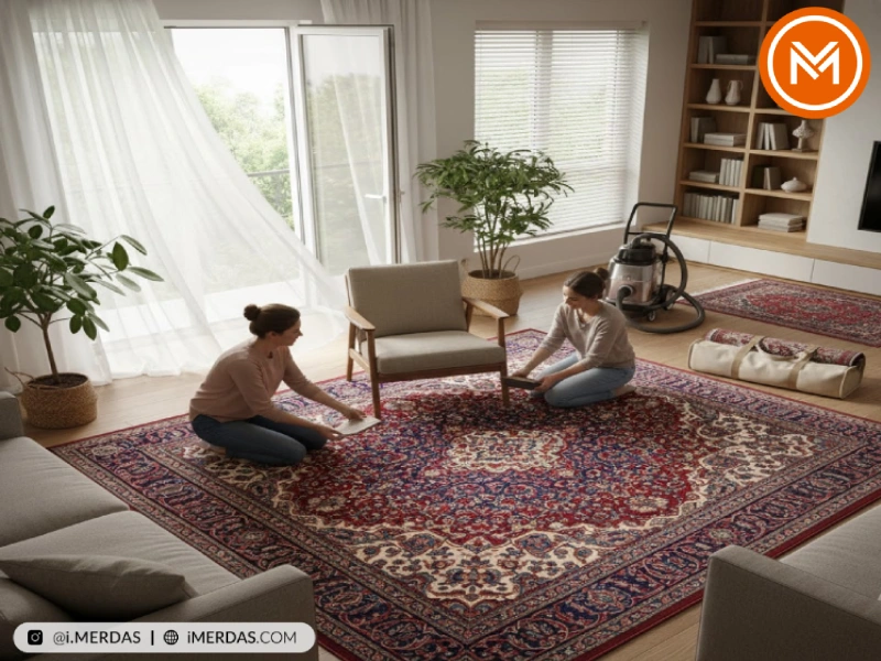 نکته مهم  نگهداری از فرش ماشینی