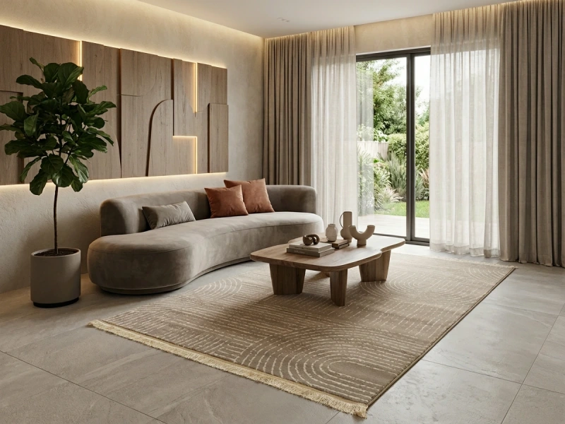 فرش مراکشی کد 41338 زمینه بژ