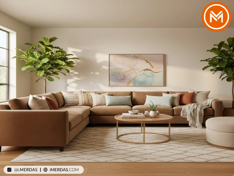 فرش کرم و بژ