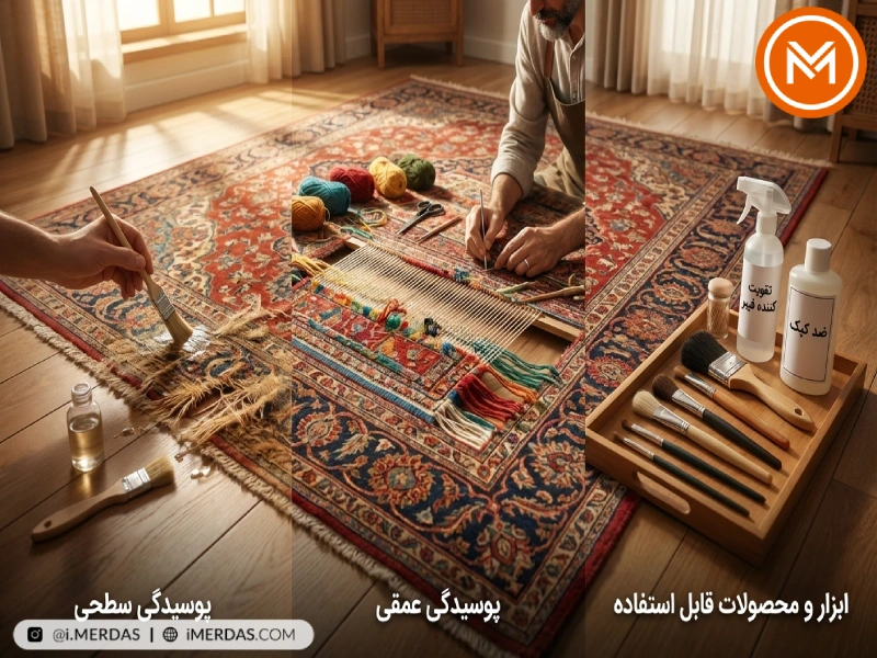 روشهای ترمیم فرش پوسیده